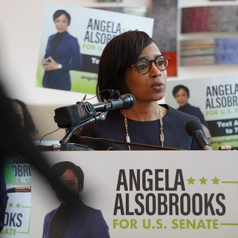 Poll: Alsobrooks has slim advantage over Hogan in Senate race