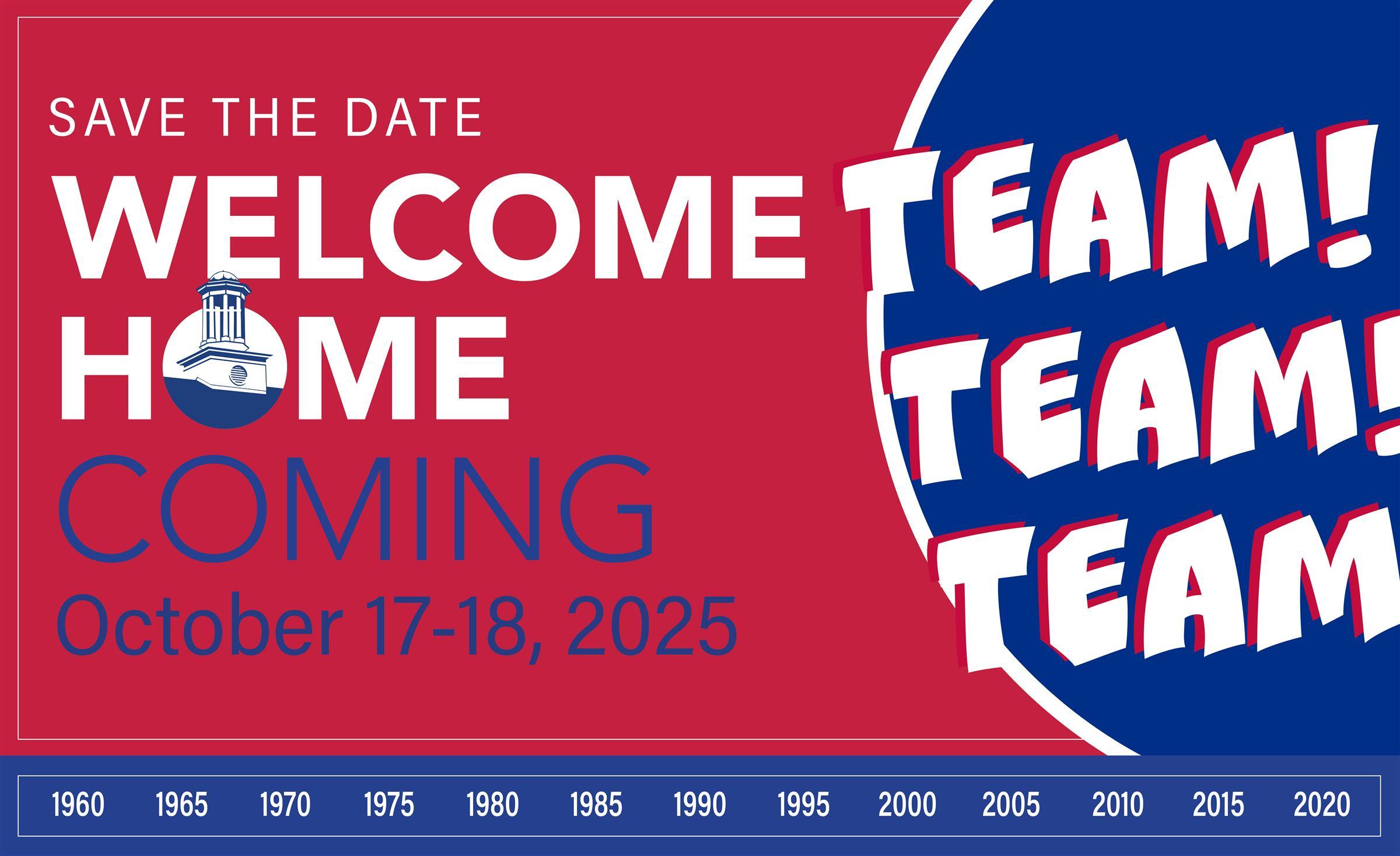 Save the Date - Welcome Homecoming