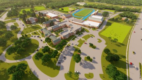 Computer render of MUS campus.