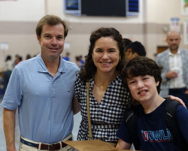 Parents at Book Sale.